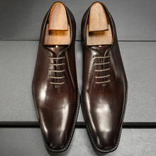 Load image into Gallery viewer, Men's Formal British Style Groom Leather Shoes