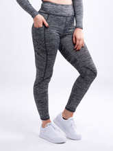 Load image into Gallery viewer, High-Waisted Criss-Cross Training Leggings with Hip Pockets
