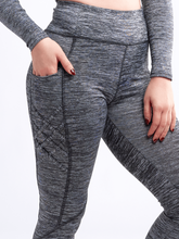 Load image into Gallery viewer, High-Waisted Criss-Cross Training Leggings with Hip Pockets
