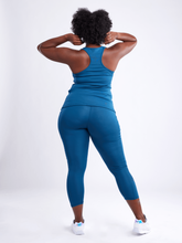 Load image into Gallery viewer, High-Waisted Pilates Leggings with Side Pockets &amp; Mesh Panels
