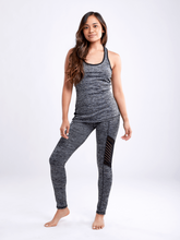 Load image into Gallery viewer, High-Waisted Pilates Leggings with Side Pockets &amp; Mesh Panels
