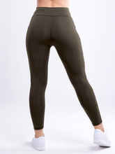 Load image into Gallery viewer, High-Waisted Pilates Leggings with Side Pockets &amp; Mesh Panels
