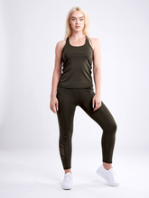 Load image into Gallery viewer, High-Waisted Pilates Leggings with Side Pockets &amp; Mesh Panels
