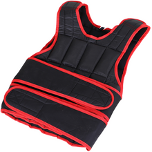 Load image into Gallery viewer, HOMCOM 10kg Men Or Women Waist Trainer Vest Adjustable Weighted w/ 38 Weight Bags  Easy Use Cardio Running Fitness Black Red For Weight Loss Exercise Workout
