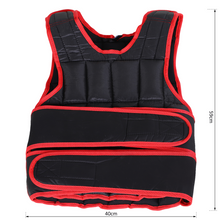 Load image into Gallery viewer, HOMCOM 10kg Men Or Women Waist Trainer Vest Adjustable Weighted w/ 38 Weight Bags  Easy Use Cardio Running Fitness Black Red For Weight Loss Exercise Workout
