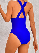 Load image into Gallery viewer, 2023 New Sexy Mesh Patchwork Swimwear Women One Piece Swimsuit Female
