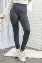 Load image into Gallery viewer, High Waist Compression Leggings with French Terry Lining.
