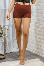 Load image into Gallery viewer, Shorty Shorts High Waisted Ribbed Shorts
