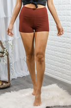 Load image into Gallery viewer, Shorty Shorts High Waisted Ribbed Shorts
