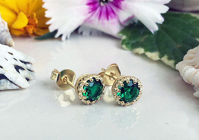 Emerald Earrings