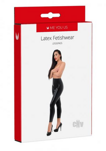 Myu Latex Leggings Sm Black