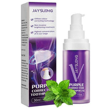 Load image into Gallery viewer, 30ml V34 Purple Whitening Toothpaste Remove Stains Reduce Yellowing
