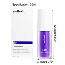 Load image into Gallery viewer, 30ml V34 Purple Whitening Toothpaste Remove Stains Reduce Yellowing
