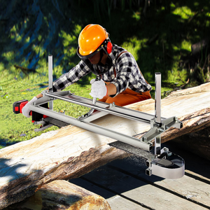 VEVOR Chainsaw Mill, Portable Sawmill 14"-36" Guide Bar, Galvanized Steel Chainsaw Planking Mill with 0.2"-11.81" Cutting Thickness, Wood Lumber Cross Cutting Saw Mill for Builders and Woodworkers