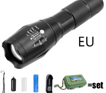 Load image into Gallery viewer, Strong Light Flashlight Special Forces Rechargeable Home Self-Defense Waterproof Riding Mini Camping Premium Super Bright Flashlight
