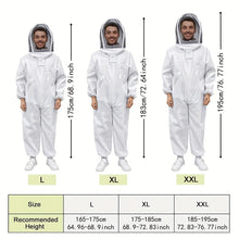 Load image into Gallery viewer, 1pc Professional Beekeeping Suit with Ventilated Veil Hood - Perfect for Backyard Professionals &amp; Beginners!
