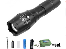 Load image into Gallery viewer, Strong Light Flashlight Special Forces Rechargeable Home Self-Defense Waterproof Riding Mini Camping Premium Super Bright Flashlight
