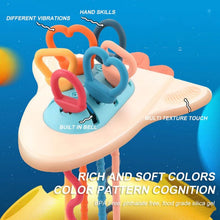 Load image into Gallery viewer, Educational Silicone Ufo Pulling Toy Baby&#39;s Fun Flying Saucer Pulls
