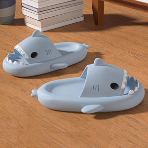 Shark Slippers Soft Beach Cloud Platform Women Indoor Bathroom Slides