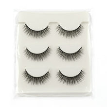 Load image into Gallery viewer, Half Eey Lashes 3/5/10 Pairs New Faux Mink Lashes Natural False
