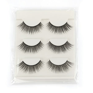 Half Eey Lashes 3/5/10 Pairs New Faux Mink Lashes Natural False