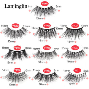 Half Eey Lashes 3/5/10 Pairs New Faux Mink Lashes Natural False