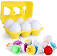 Load image into Gallery viewer, Matching Eggs Montessori Toy | Montessori Egg Learning Game | Match

