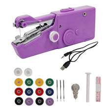 Load image into Gallery viewer, USB Electric Handheld Mini Portable Sewing Machine Kit Cordless Mini
