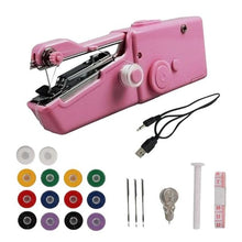 Load image into Gallery viewer, USB Electric Handheld Mini Portable Sewing Machine Kit Cordless Mini
