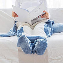 Load image into Gallery viewer, Cartoon Shark Sleeping Bag Pajamas Office Nap Shark Blanket Karakal High Quality Fabric Mermaid Shawl Blanket For Children Adult
