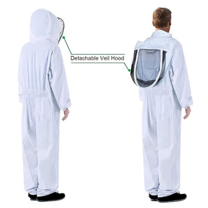 1pc, Beekeepers Suit Honey Bee Suit Ventilated Suit Beekeeping Coverall Safety Clothing