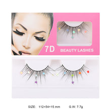 Load image into Gallery viewer, Chemical Fiber Performance Sequin False Eyelashes
