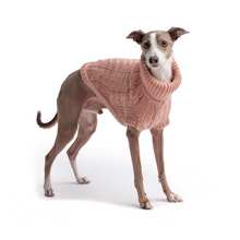 Load image into Gallery viewer, Chalet Dog Sweater - Pink
