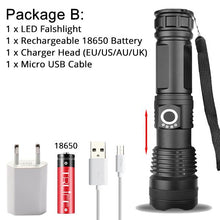 Load image into Gallery viewer, Most Powerful LED Flashlight/XHP50
