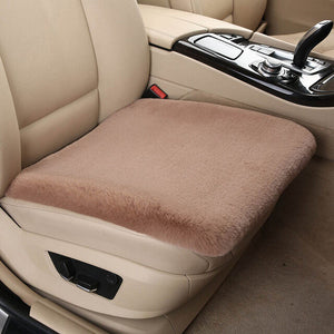 Plush Car Seat Cushion