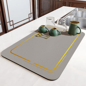 Super Absorbent Kitchen Counter Drying Mat