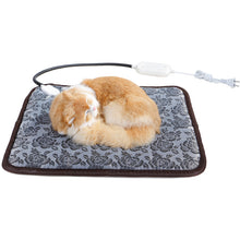 Load image into Gallery viewer, Pet Heating Pad For Dog Cat Heat Mat Indoor Electric Waterproof Dog Heated Pad With Chew Resistant Cord Winter Pet Blanket Warmer
