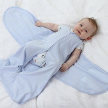 Load image into Gallery viewer, Breathable knitted baby wings swaddle sleeping bag
