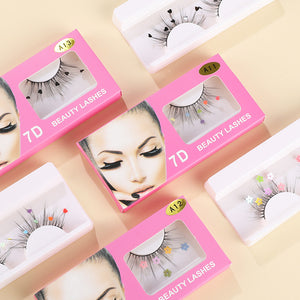 Chemical Fiber Performance Sequin False Eyelashes