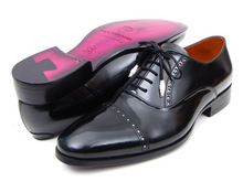 Load image into Gallery viewer, Paul Parkman Men&#39;s Captoe Oxfords Black Dress Shoes (ID#78RG61)
