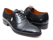 Load image into Gallery viewer, Paul Parkman Men&#39;s Captoe Oxfords Black Dress Shoes (ID#78RG61)
