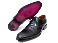 Load image into Gallery viewer, Paul Parkman Men&#39;s Captoe Oxfords Black Dress Shoes (ID#78RG61)
