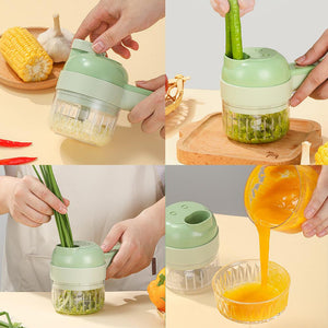 Handheld Electric Vegetable Cutter Set