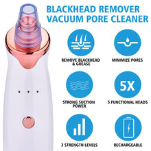 Load image into Gallery viewer, Facial Blackhead Remover Electric Acne Cleaner
