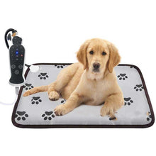 Load image into Gallery viewer, Pet Heating Pad For Dog Cat Heat Mat Indoor Electric Waterproof Dog Heated Pad With Chew Resistant Cord Winter Pet Blanket Warmer
