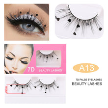 Load image into Gallery viewer, Chemical Fiber Performance Sequin False Eyelashes
