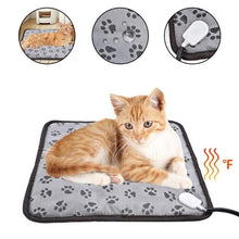 Load image into Gallery viewer, Pet Heating Pad For Dog Cat Heat Mat Indoor Electric Waterproof Dog Heated Pad With Chew Resistant Cord Winter Pet Blanket Warmer
