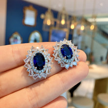 Load image into Gallery viewer, Vintage Tanzanite Sapphire Jewelry Set Center Stone
