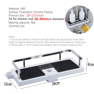 Bathroom Accessories Wall Shelf Bathroom Shelf Shower Rod Rack