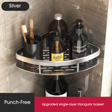 Load image into Gallery viewer, Bathroom Shelves No-drill Wall Mount Corner Shelf Shower Storage Rack

